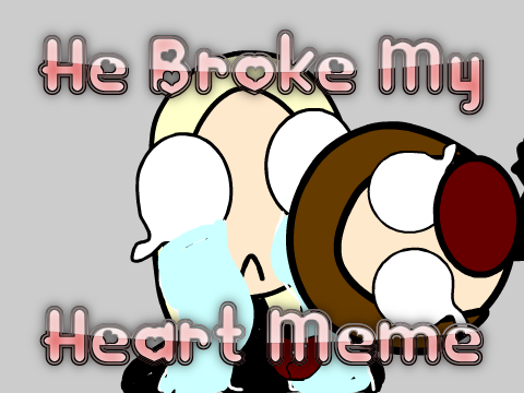 He Broke My Heart Meme