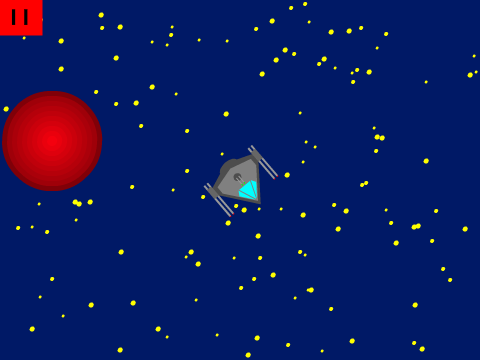 Space "Engine" with Stars, Planets, Enemies