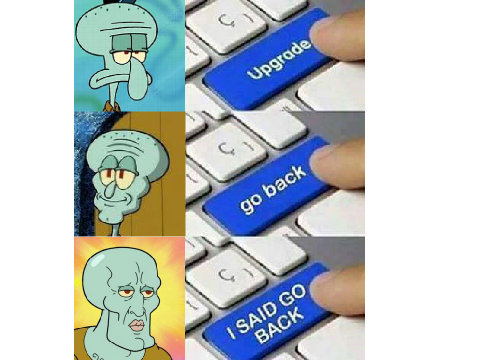 WHY IS IT NOT GOING BACK