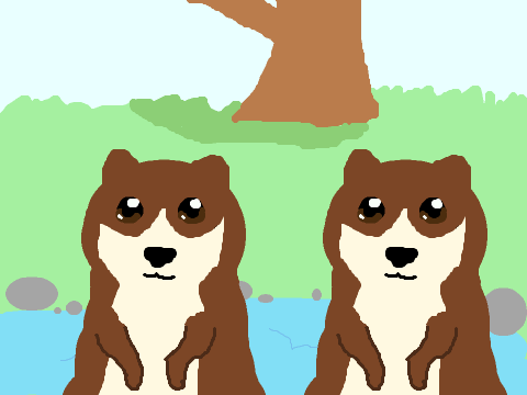 Majestic Otters