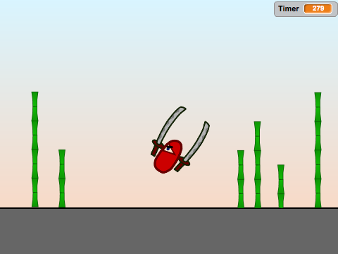 Bouncy Ninja HACKED (timed)