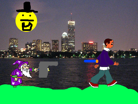 shoot some guy, a stupid game
