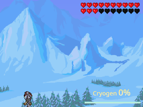 Terraria - Calamity mod: Cryogen!