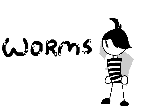 W O R M S (meme) gift /gore warning