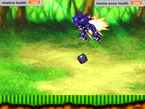 shadow vs. mecha sonic