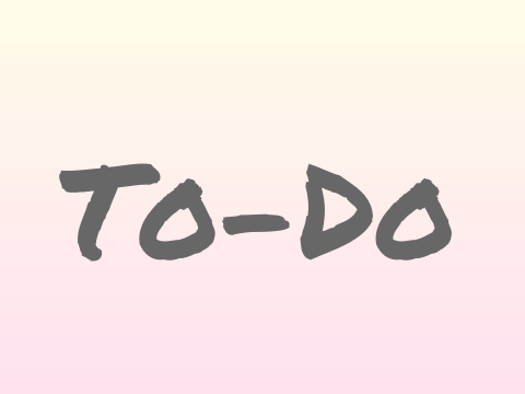 Official To-Do List