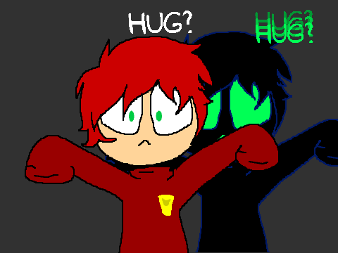 zack william and and fake zack wants a hug!