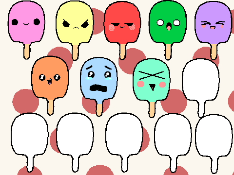 CRAZY FACE POPSTICLE!