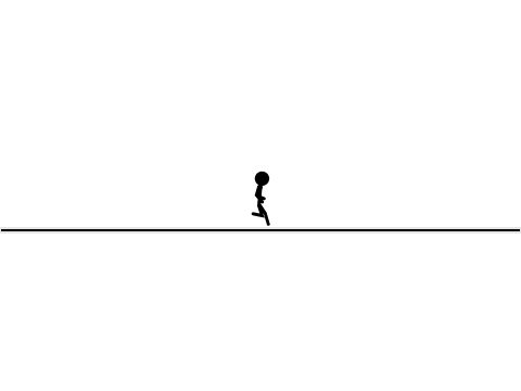 ︎Stick Figure Running