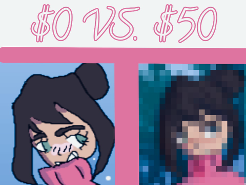 $50 ART PROGRAM vs $0 ART PROGRAM