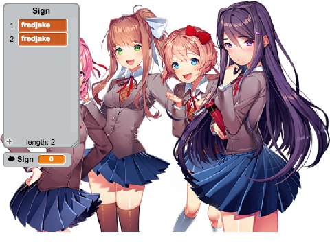 Sign this if you like DDLC