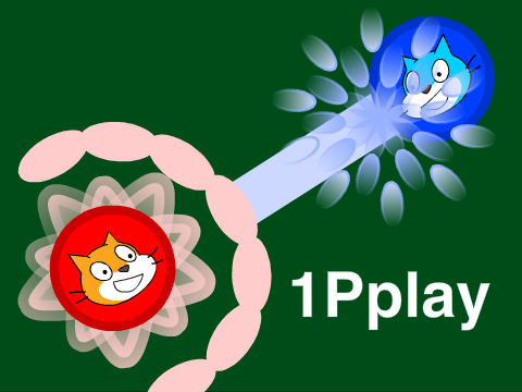  押し合いシューターCPU（1人用/1Pplay）