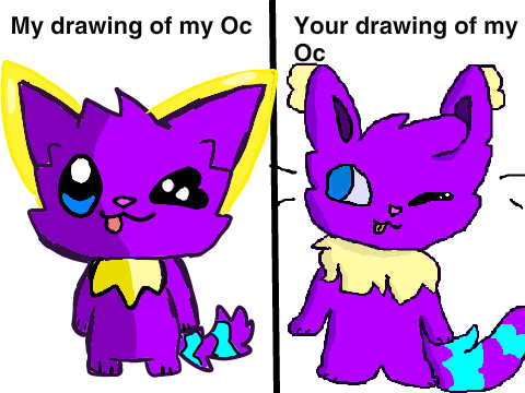 Redraw my Oc your style!  remix