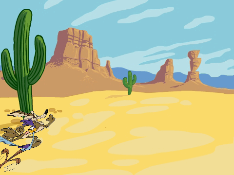 Coyote and Roadrunner Sprites