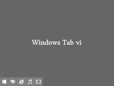 Windows Tab vi