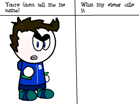 Give me an OC & my sister names it remix
