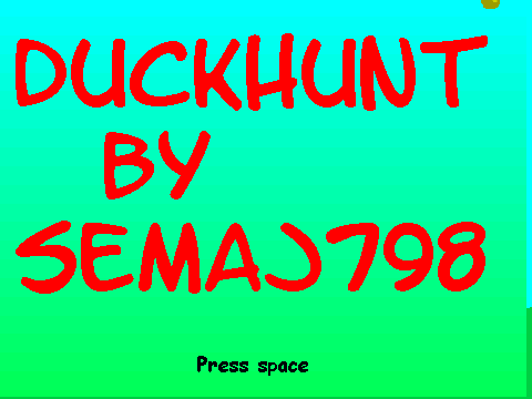 Duckhunt (my best project)