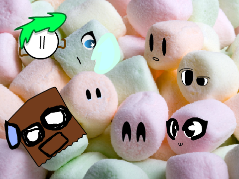 I'm a marshmallow in cosplay