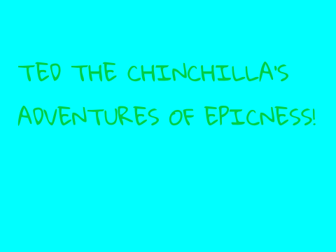 Ted The Chinchilla's Adventures Of Epicness!