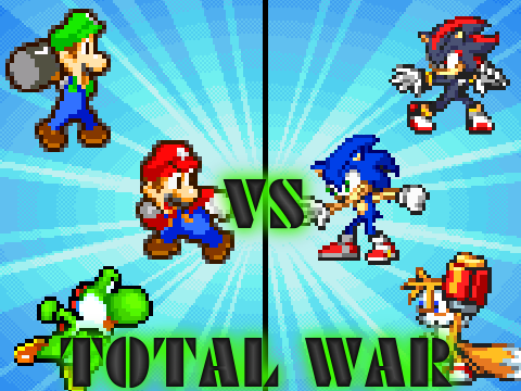 Mario vs Sonic Total War