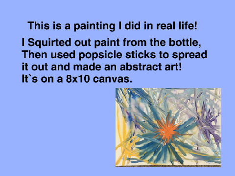 My wonderful painting- scratch camp 2018