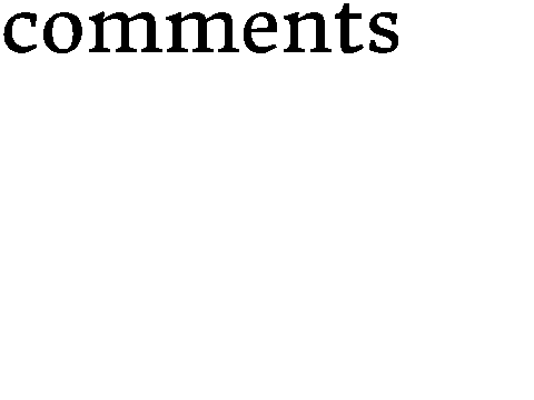 nomm c. comments project new