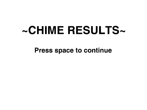 ~CHIME CC RESULTS~