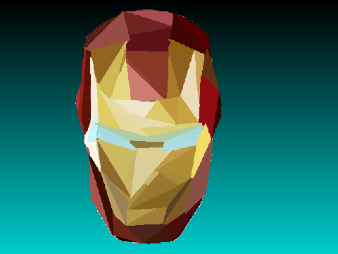Iron Man Polyart