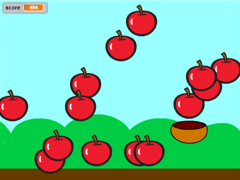 its raning apples!!!!!!!!!!