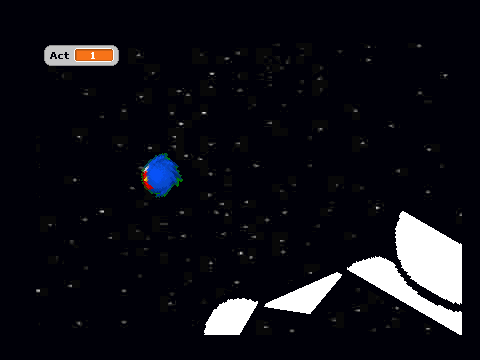 Scrolling Sonic Galaxy