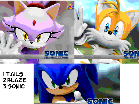 MY FAVORITE SONIC CHARACTERS!
