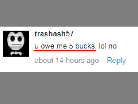 5 BUCKS!?!?!?