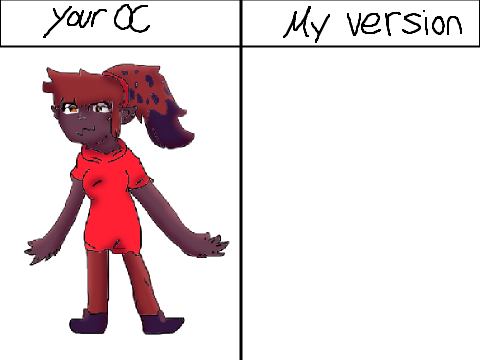 ~I'll draw your OC~ ooh, please?