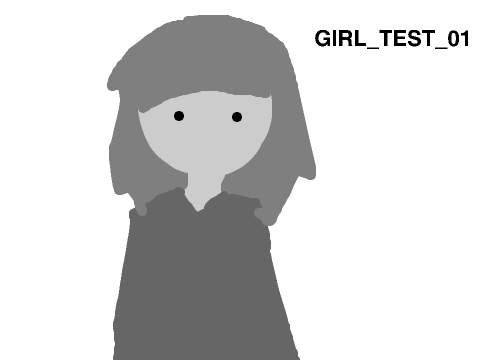 Animation test characters