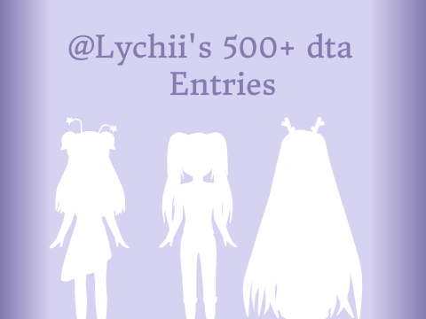500+ dta & raffle || ♡ Entry