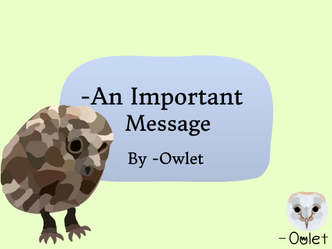 ❀ -Important Message ❀