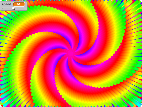 cool spiral color thing