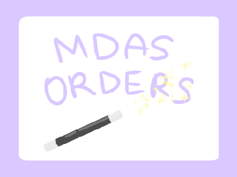 ~ tide's MDAS orders ~