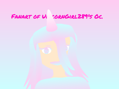 Fanart for unicorn girl