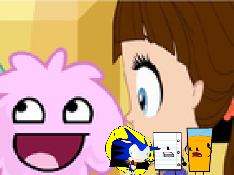Add yourself being scared by puffballs noodle soup 
