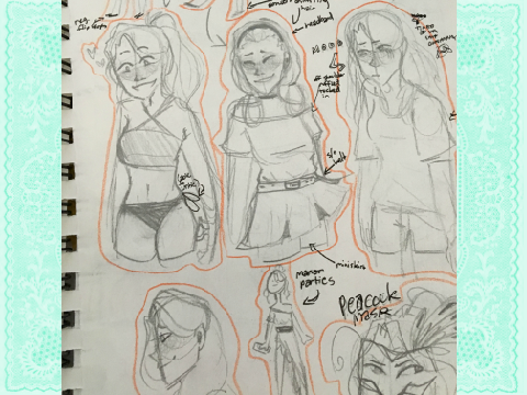 traditional art dump