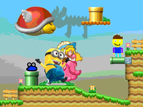 Add yourself having fun in the mushroom kingdom!