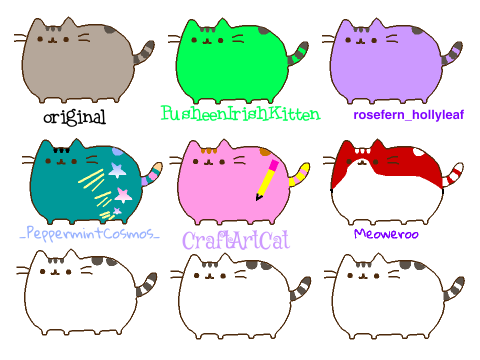 Add Yourself As A Pusheen REMIX x 3  remix