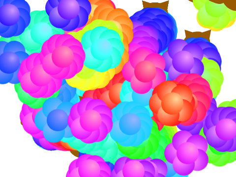 Spinny flowers