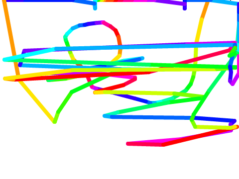 Rainbow doodles!