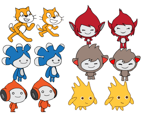 reacreating scratch characters