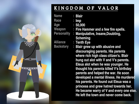 KoV 2nd Application⚜ Blair