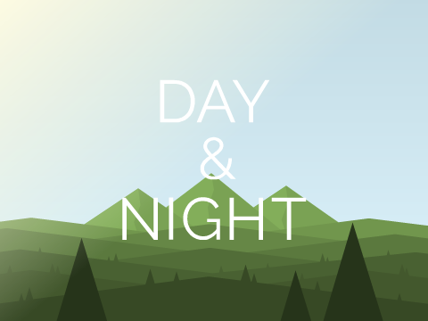 Day & Night | Landscape Art