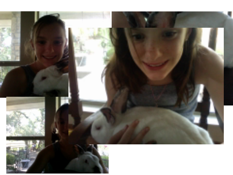 me and my rabbit!