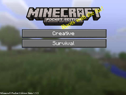 Minecraft Pocket Edition Beta 1.5.5